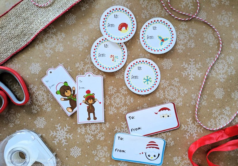 3 Free Christmas Gift Tag Printables for Easy Christmas Magic
