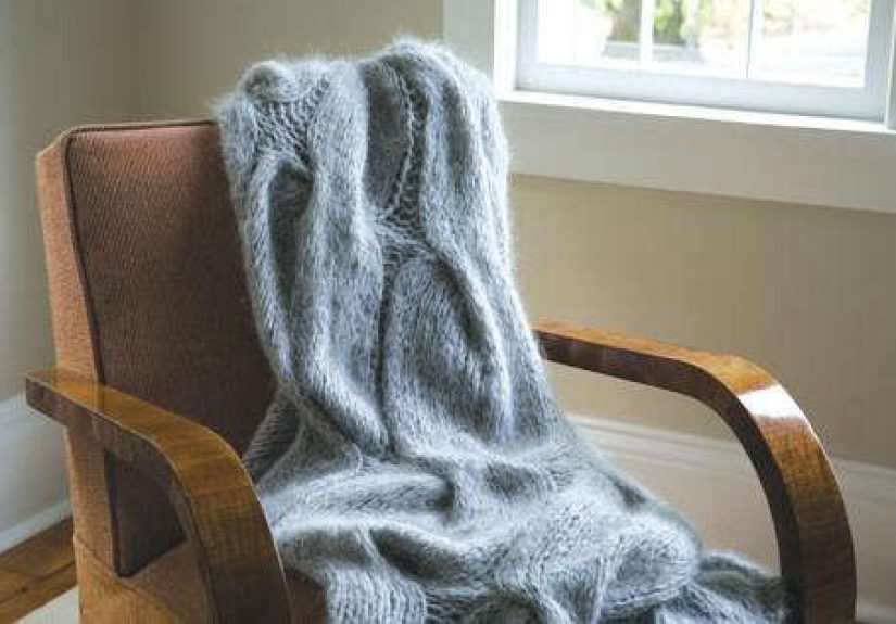 Accessories: Adrienne Rogers Hand-Knit Throws and Blankets