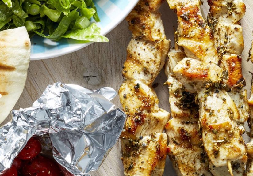 Best Chicken Souvlaki Skewers Recipe - How to Make Chicken Souvlaki Skewers