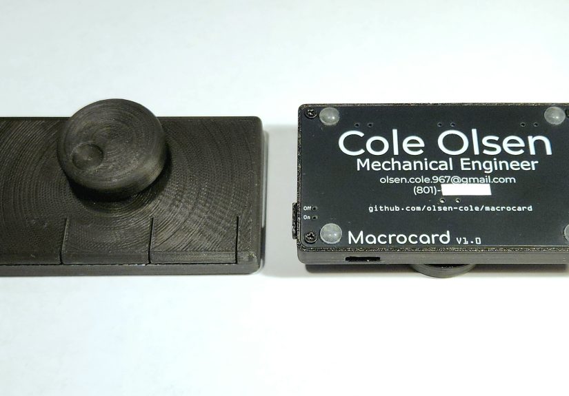 Building A Macro Pad Into A Business Card