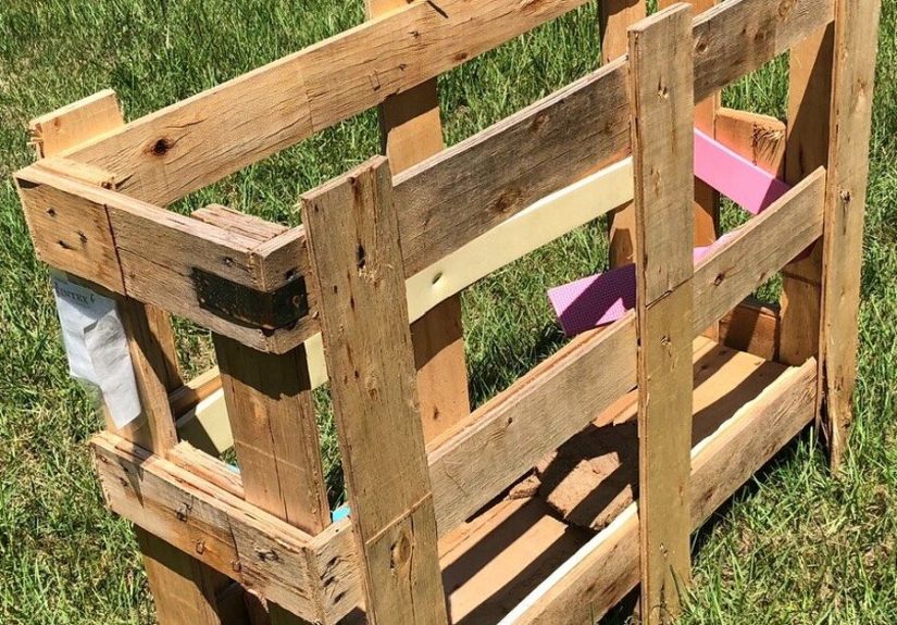 From Shipping Crate To Planter!