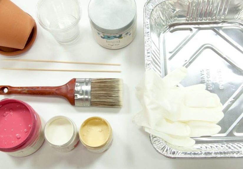 How to Create a Marbled Look With Country Chic Paint DIY