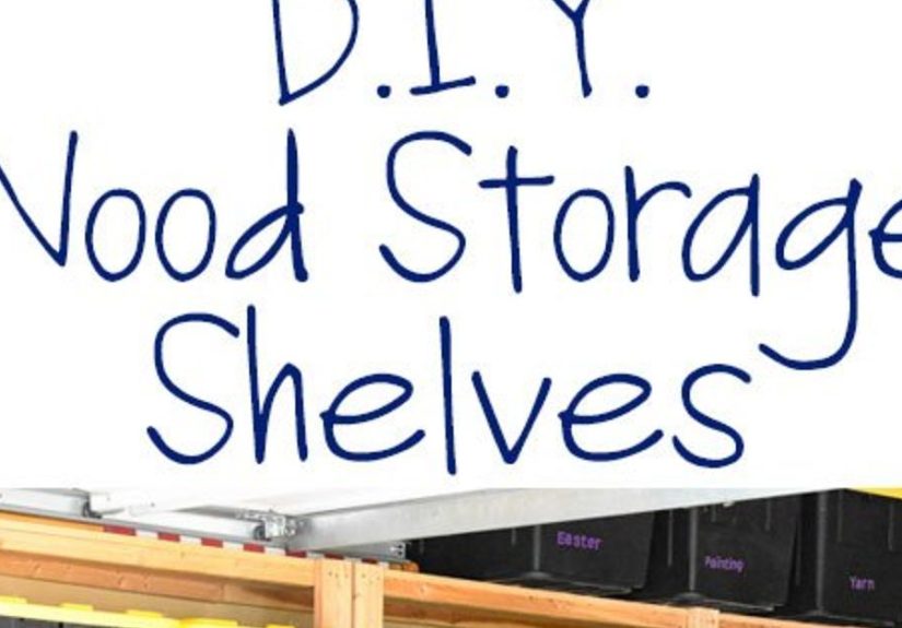How to Make Wood Storage Shelves