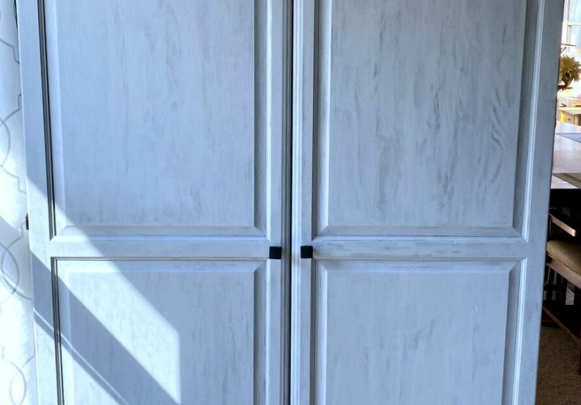 How to Turn a $60 Computer Armoire Into a Cricut Craft Cabinet DIY