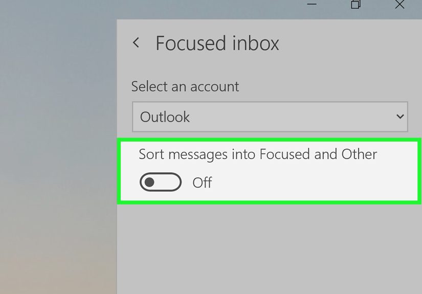 How to Turn Off Focused Inbox in Microsoft Outlook: 4 Ways