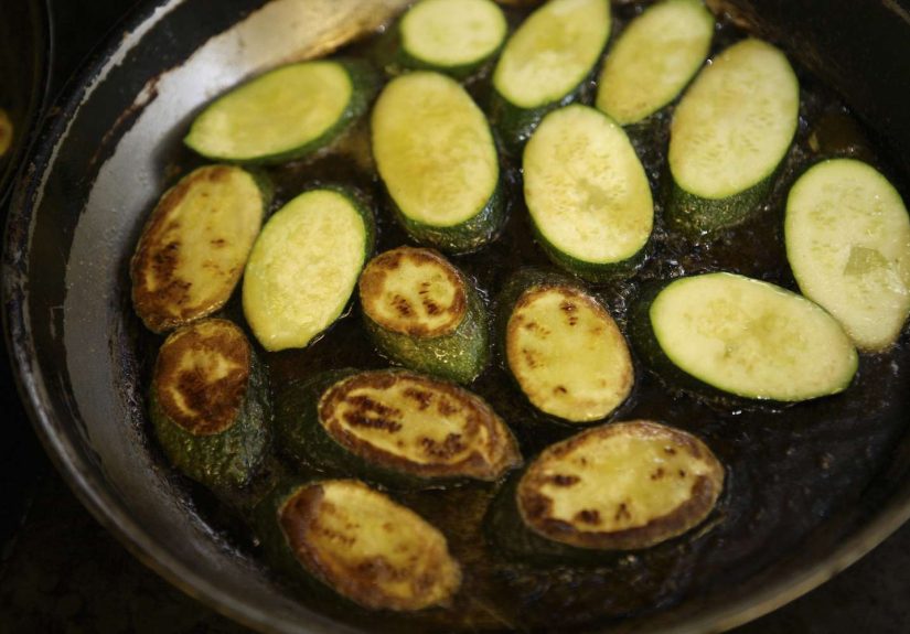 Oil and Fat Free Fried Zucchini Recipe