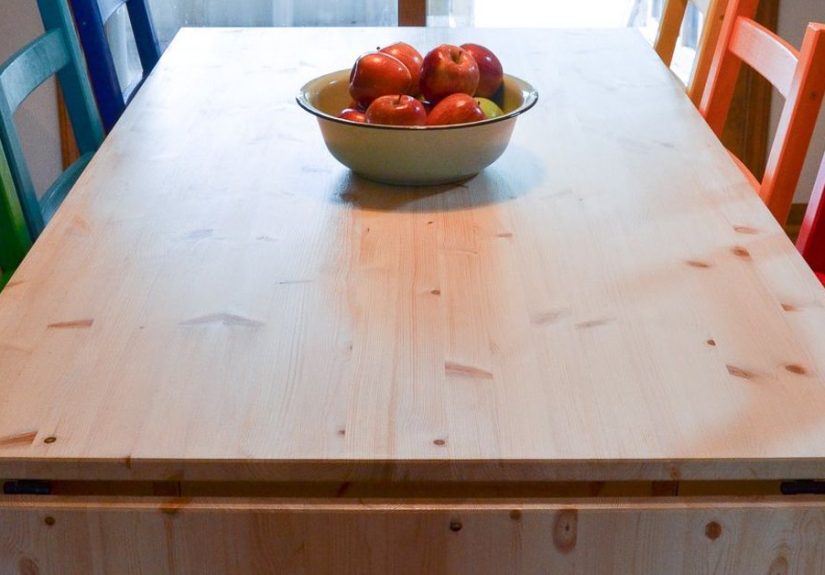 Rainbow Painted Kitchen Set