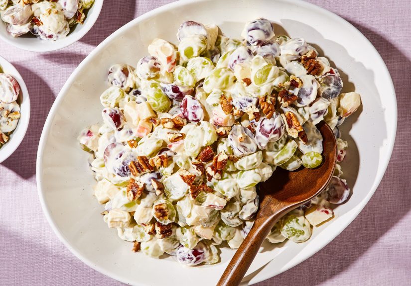 The Best Creamy Grape Salad Recipe
