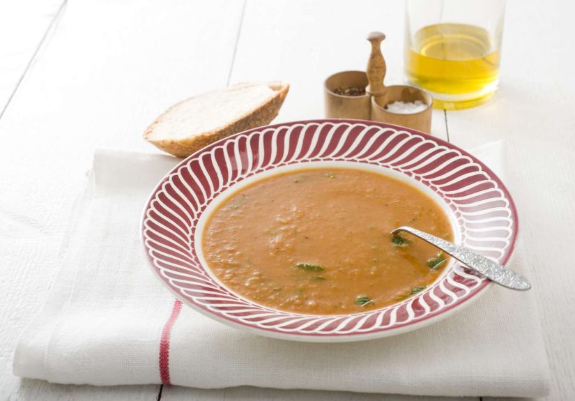 Tomato, Basil, and Leek Soup Recipe