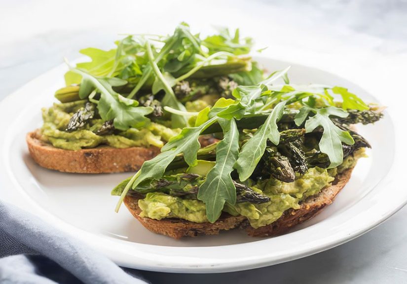 Avocado Tartine with Spring Veggies