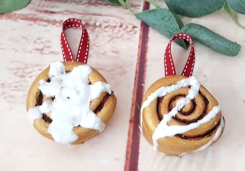 DIY Fake Bakes: How to Make Cinnamon Roll Ornaments