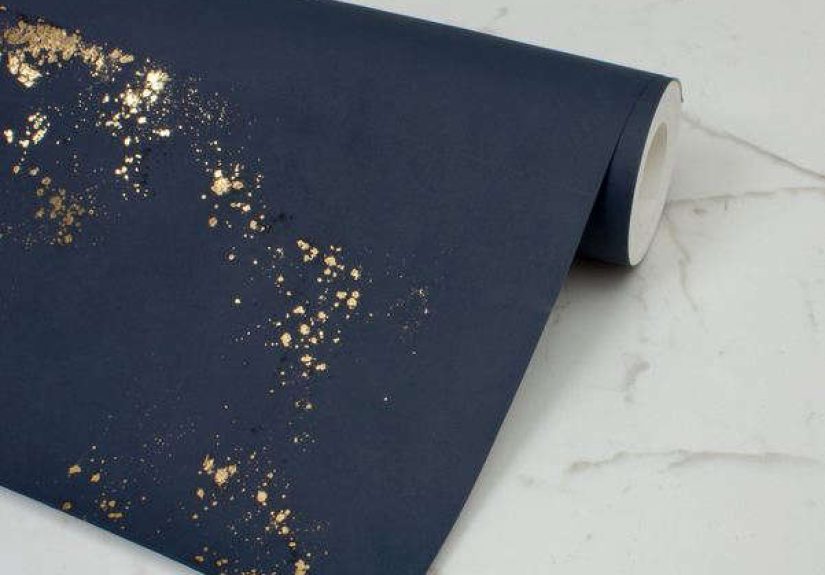 Igneous Wallpaper - Navy