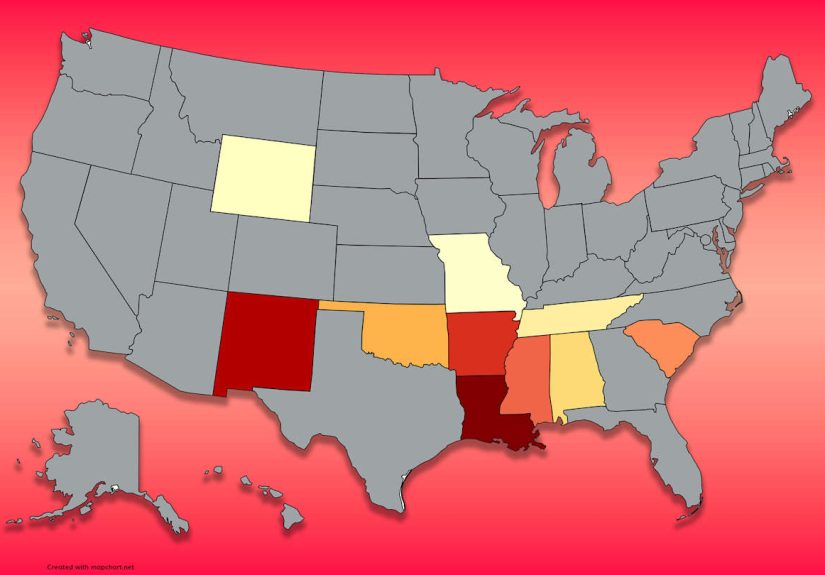 Maps Show the Most Dangerous States in the U.S. to Start a Familyand the Safest