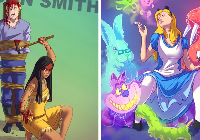 Our Beloved Childhood Characters Turned Into Tarantino-Like Monsters By Sylvain Sarrailh