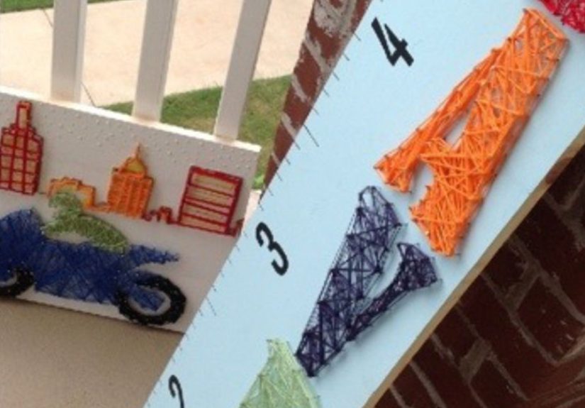 String Art Meets Growth Chart