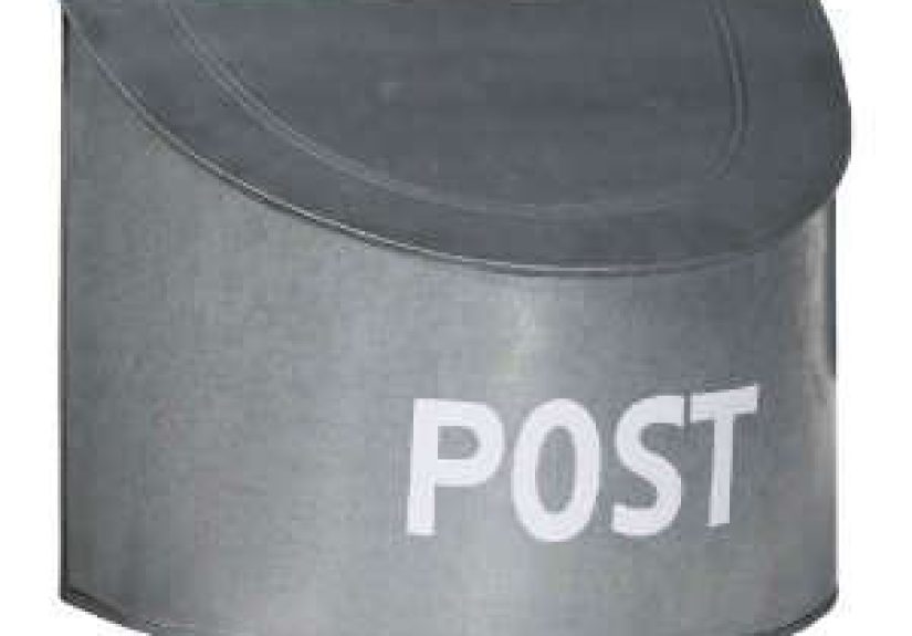 Vintage Zinc Mailbox