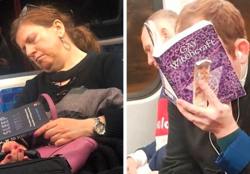 30 Times Commuters Saw Others Reading Such Strange Books While On The Subway, They Just Had To Document It