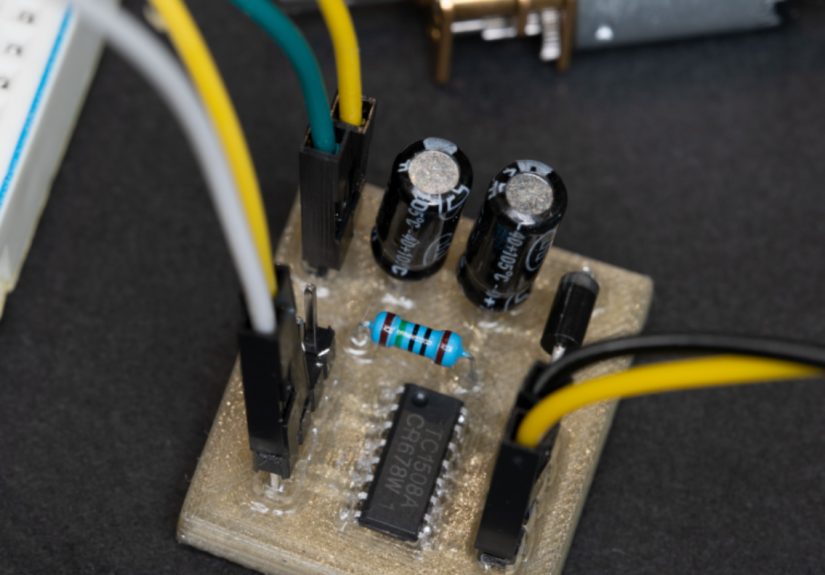 A Solderless, Soluble Circuit Board