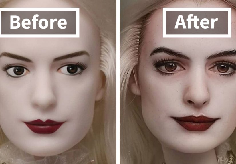 Artist Repaints Dolls In A More Realistic Way