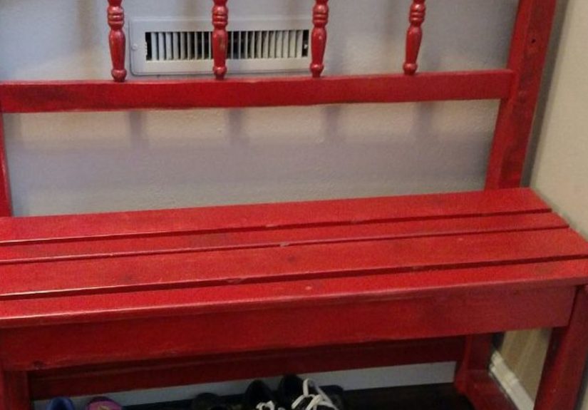 Bench From Old Bunk Bed