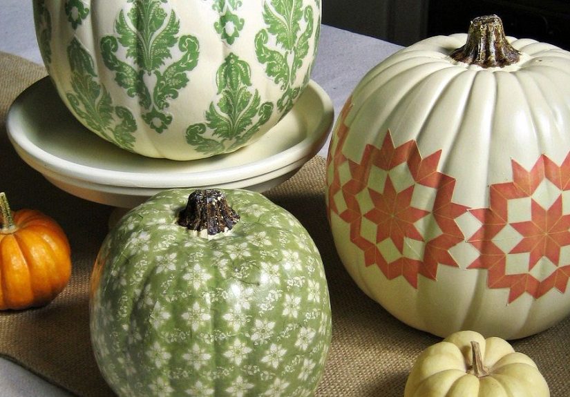 Country Living Inspired Découpage Pumpkins