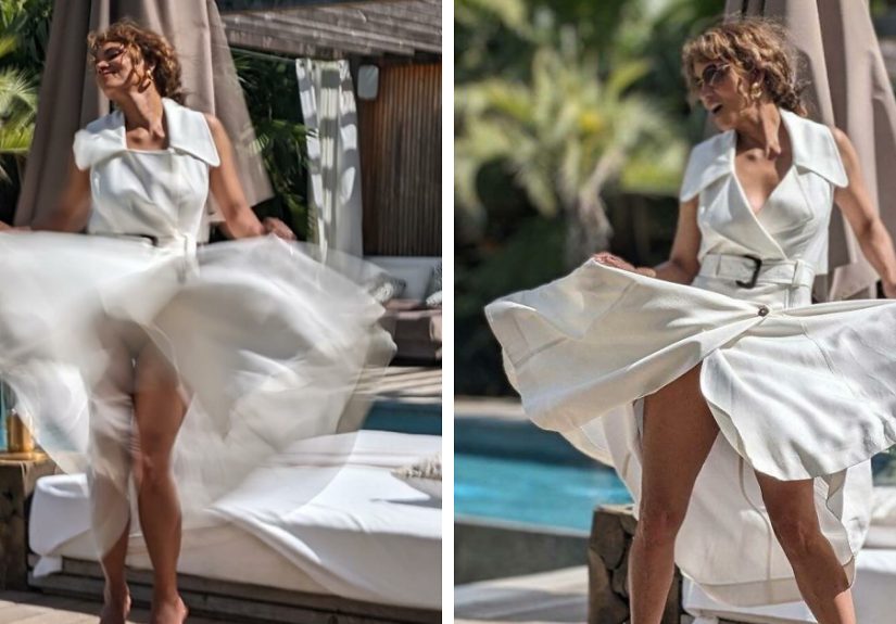 “Don’t Zoom In”: Fans Can’t Get Over Halle Berry’s Risqué Dress Photo
