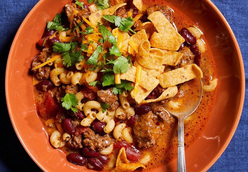 Fast or Slow Cheesy Chili Mac