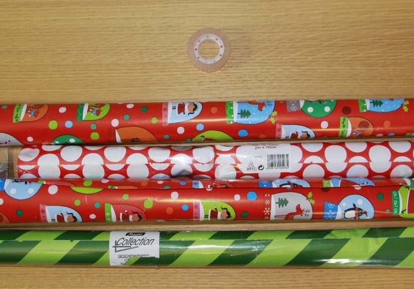 How to Wrap Your Presents With Just One Piece of Tape