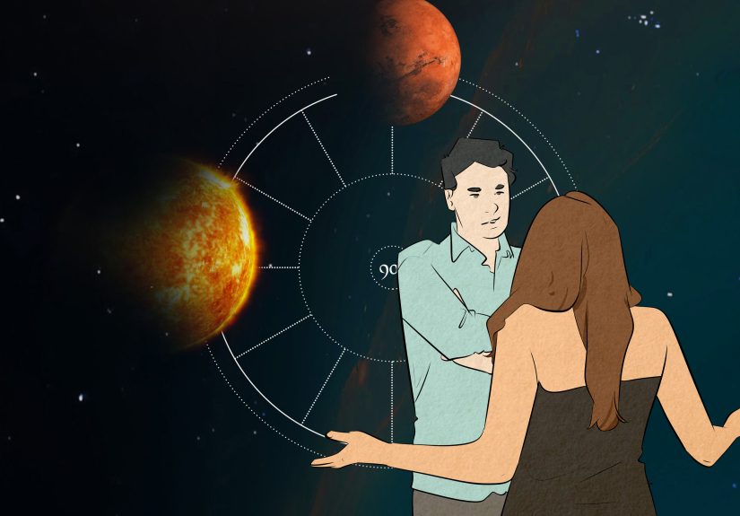 Mars-Sun Conjunction in Synastry: Benefits & Challenges