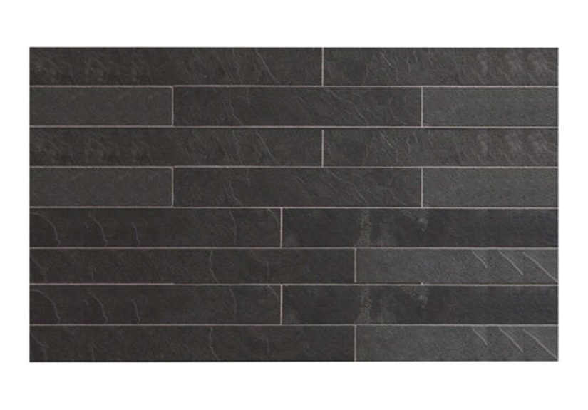 Montauk Black 2 in. x 12 in. Natural Cleft