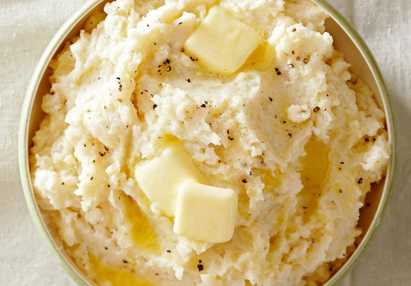 Rustic Garlic Mashed Potatoes Recipe