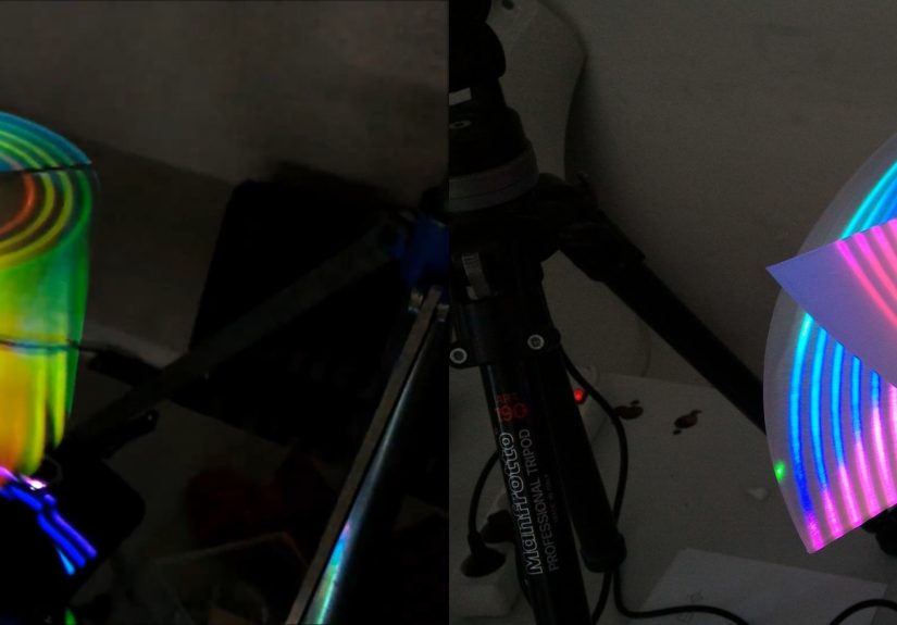 3D Printed Helix Displays Graphics In 3D