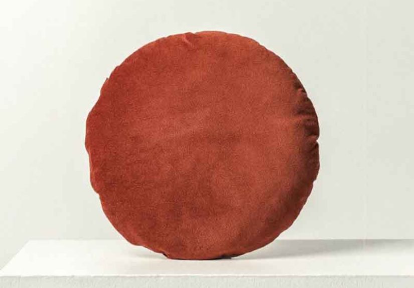 Burnt Umber Disc Cushion