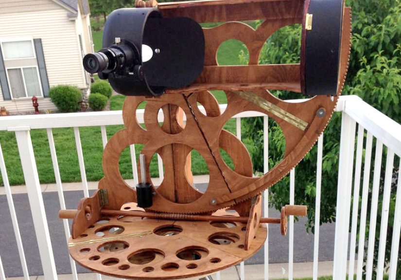 CNC-Telescope With Semi-Nasmyth Mount