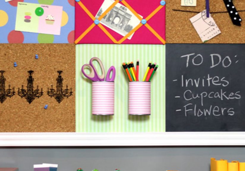 DIY Pottery Barn Teen-Inspired Bulletin Board System