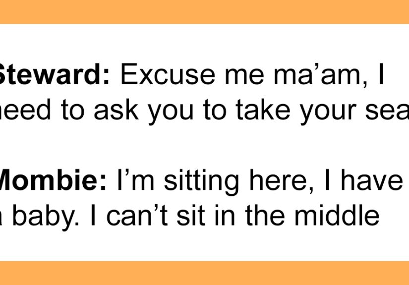 Flight Attendant Loses His Patience With Entitled Mom Who Just “Can’t Sit In The Middle”