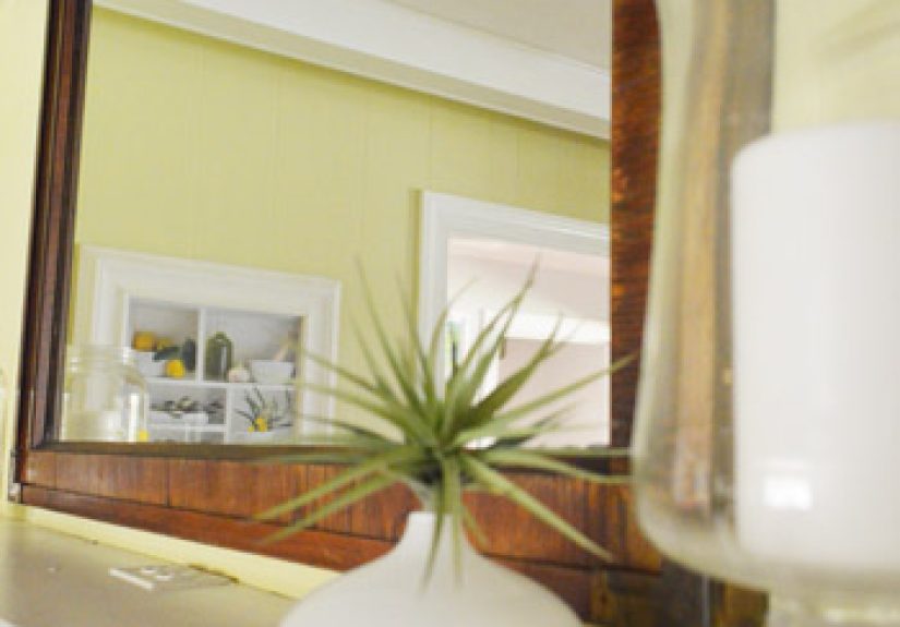 Hanging A Mirror Over The Mantel