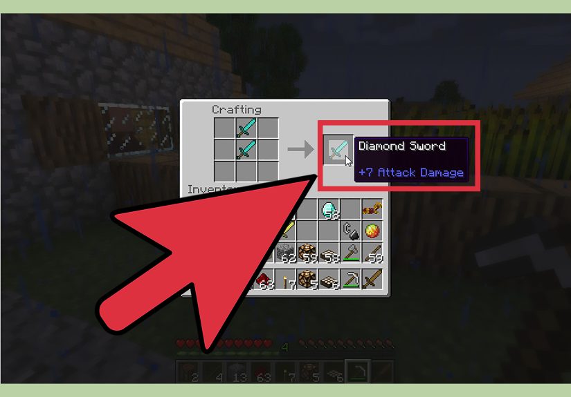How to Make a Sword in Minecraft