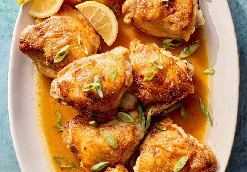 Lemon-Ginger Chicken Thighs