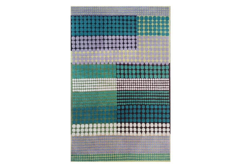 Margo Selby Marine Silk and Wool Rug