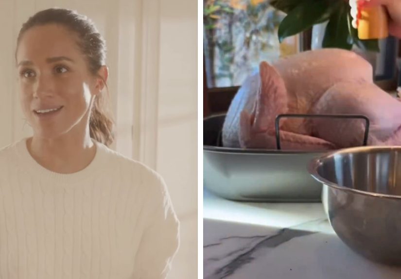 Meghan Markle Brutally Mocked For "Gross" Thanksgiving Turkey Faux Pas