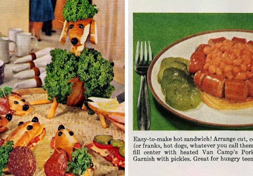 “Napa Cabbage Angel”: 50 Hilariously Cursed Recipes From Vintage Cook Books To Leave Your Stomach Confused