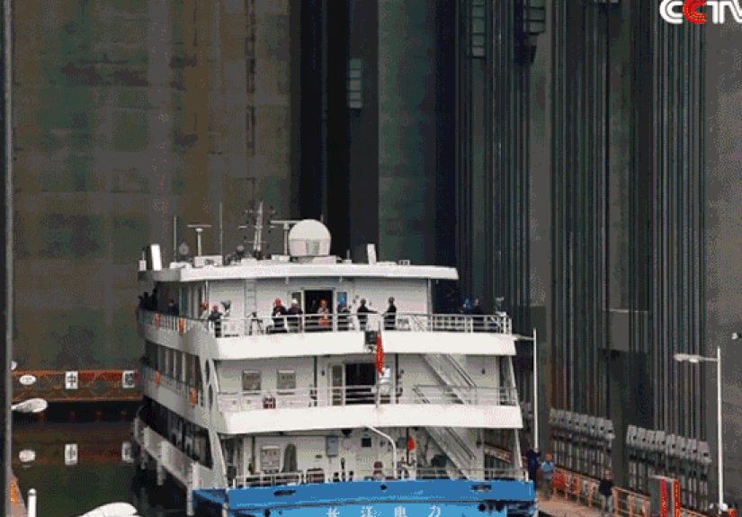 The Biggest Elevator In The World Lifts Giant Ships