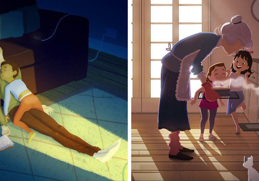 This Artist Illustrates His Sweet Childhood Memories So Well The Results May Move You To Tears