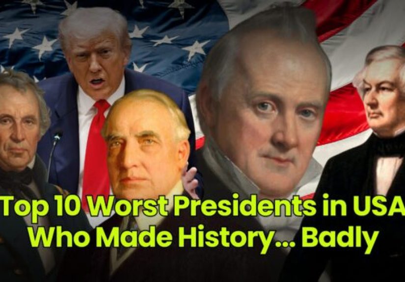 Top 10 Worst Presidents in USA Who Made History... Badly - Dumb Little Man