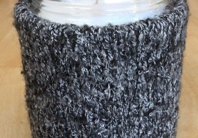 Turn an Old Sweater into Candle Cozies