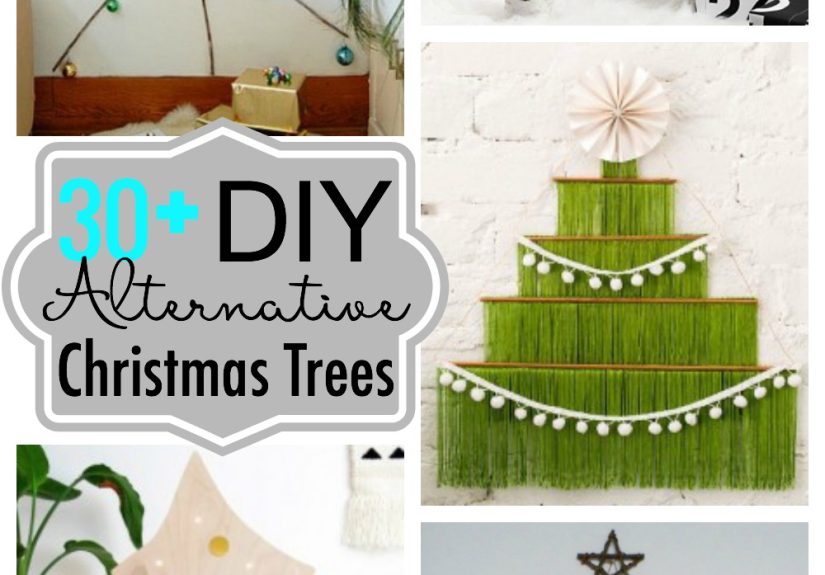 30+ DIY Alternative Christmas Trees