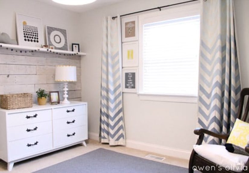 A Peaceful Gray & White Nursery