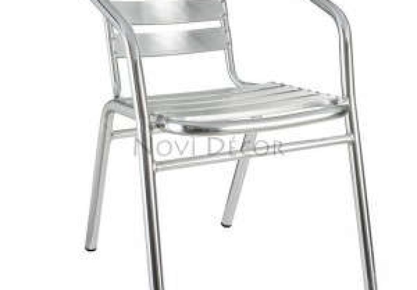 Aluminum Stacking Cafe Chairs