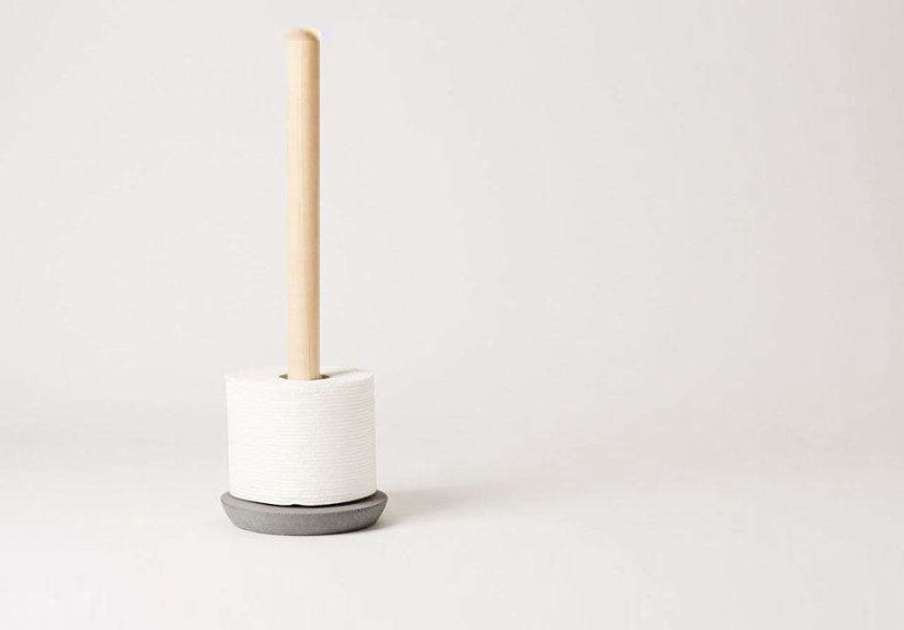 Concrete Toilet Roll Holder